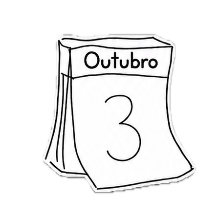 Ilustração de um calendário